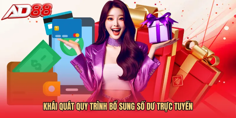 Khái quát quy trình bổ sung số dư trực tuyến